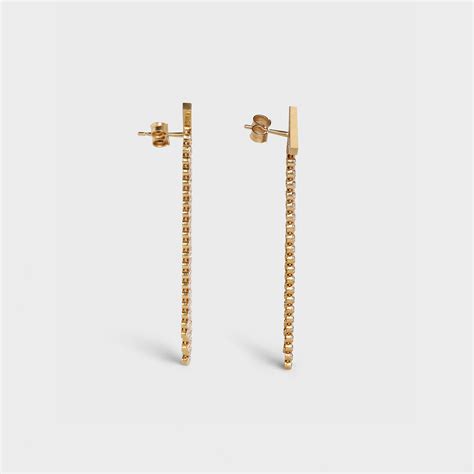 Women's Edwige brass earrings 